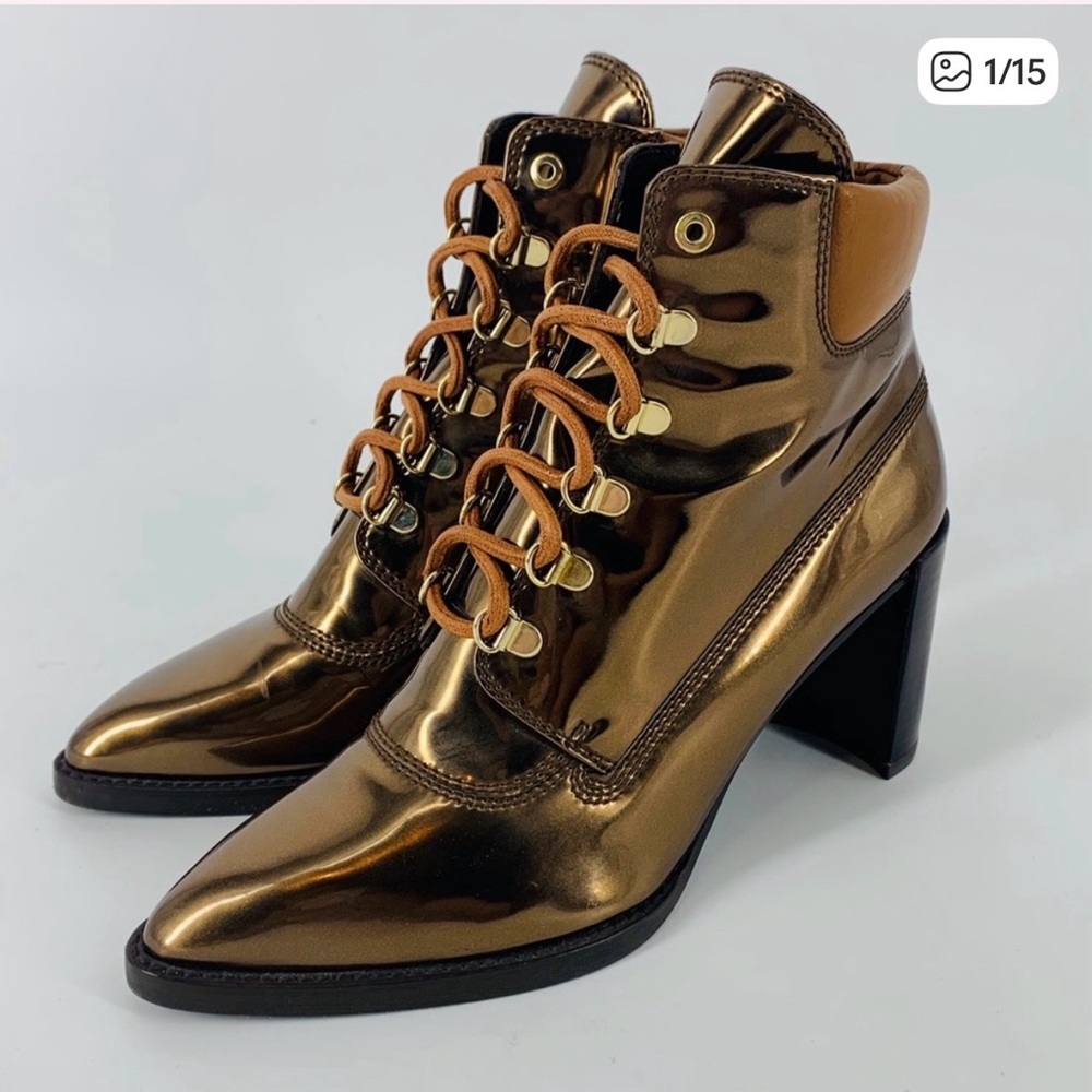 Stuart Weitzman × Gigi Hadid Copper
Combat Boots size 7